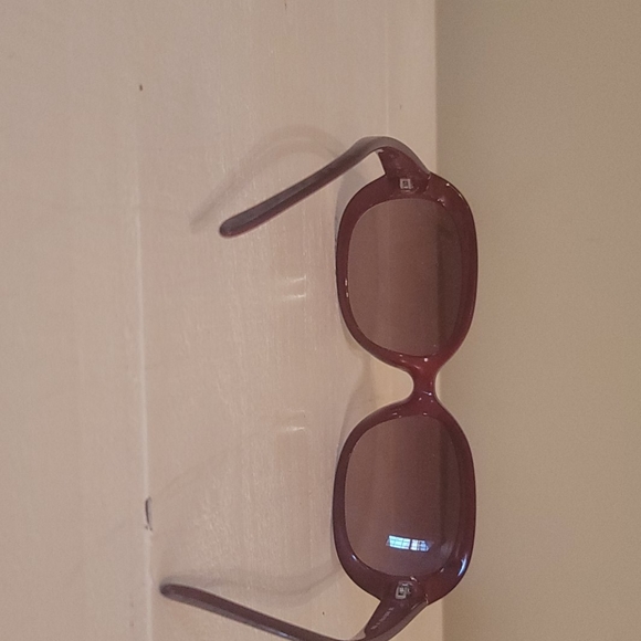 Fendi Burgundy Wine Merlot Logo Vintage Small Medium Frame Sunglasses - Picture 6 of 6